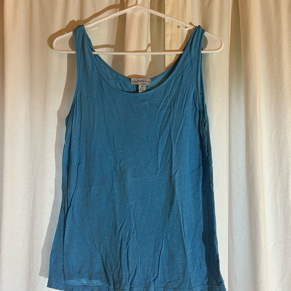 Kintamani wind river blue tank top women’s size medium used